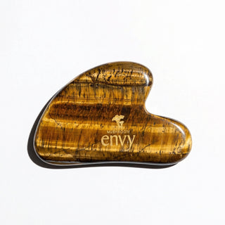 Gua Sha Stone, Tiger Eye - Mushroom Envy Ltd.