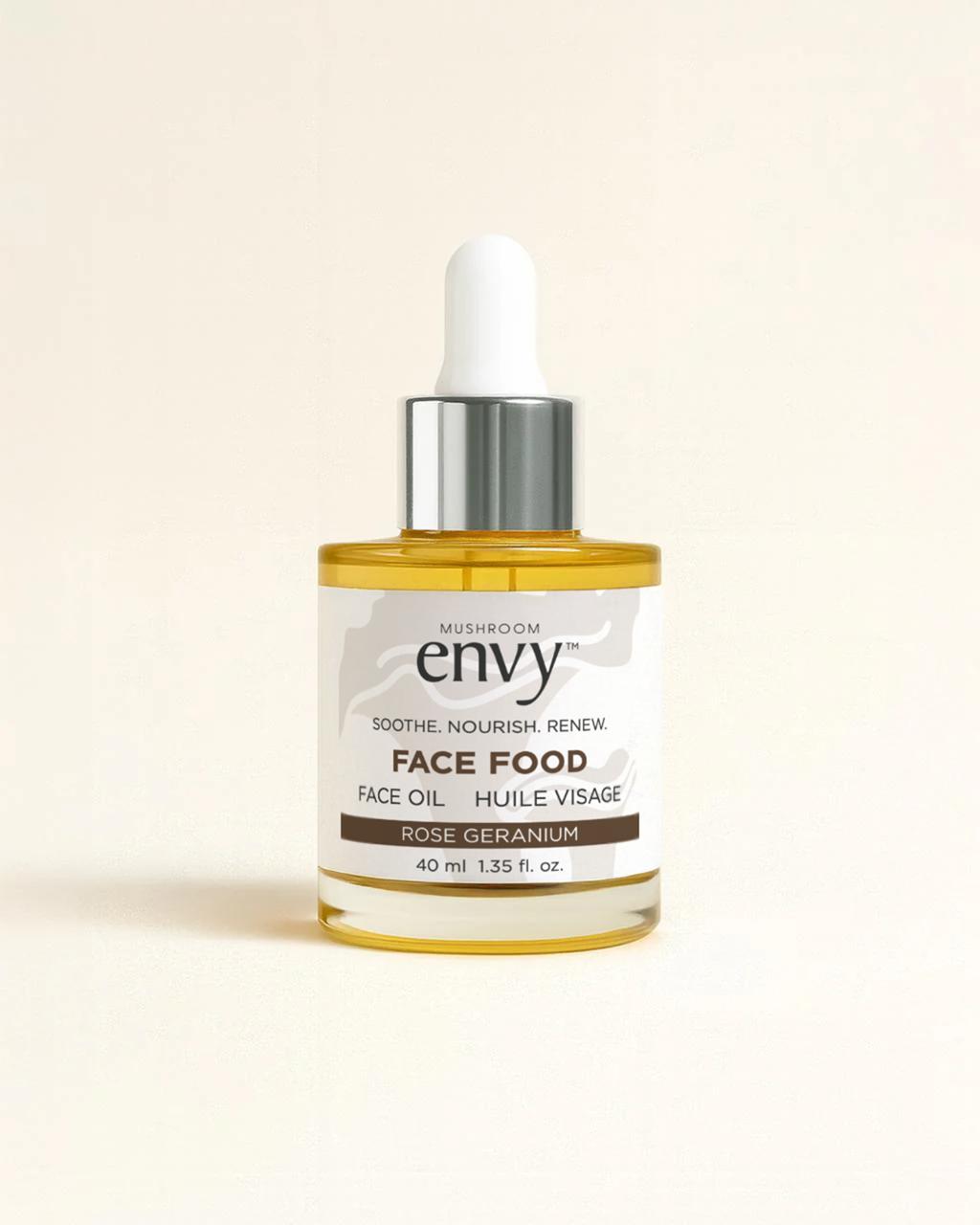 Organic Face Food, Rose Geranium - Mushroom Envy Ltd.