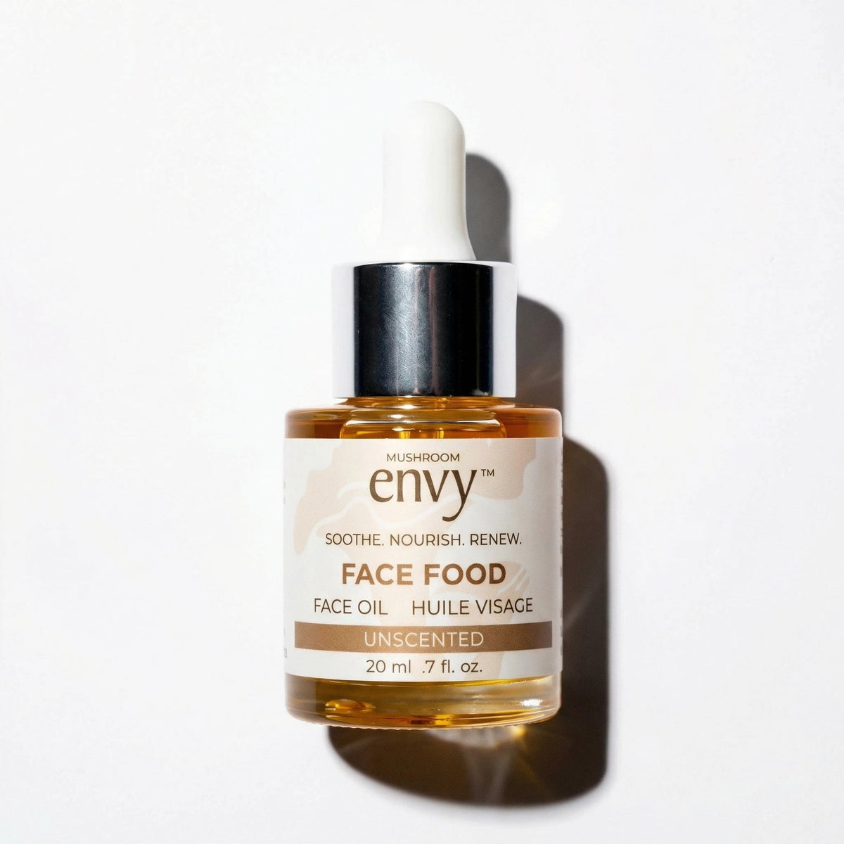 Face Food Organic Reishi Face Oil — Unscented - Mushroom Envy Ltd.